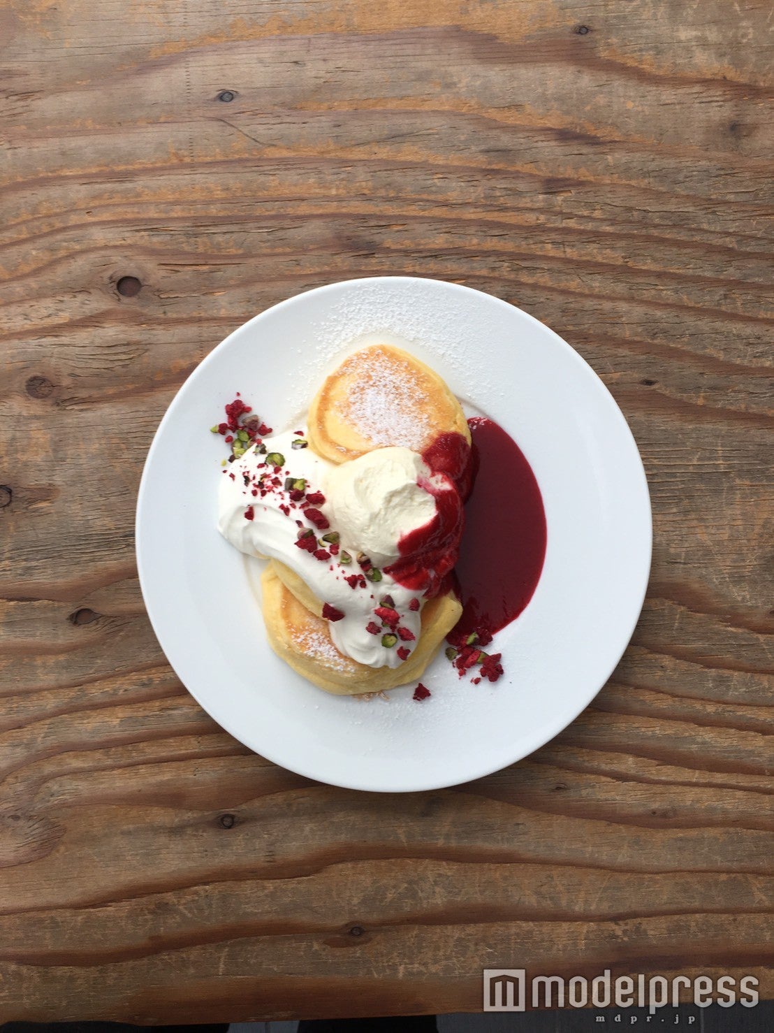 「クラシカルフランボワーズパンケーキ」／画像提供：エーステクノロジー