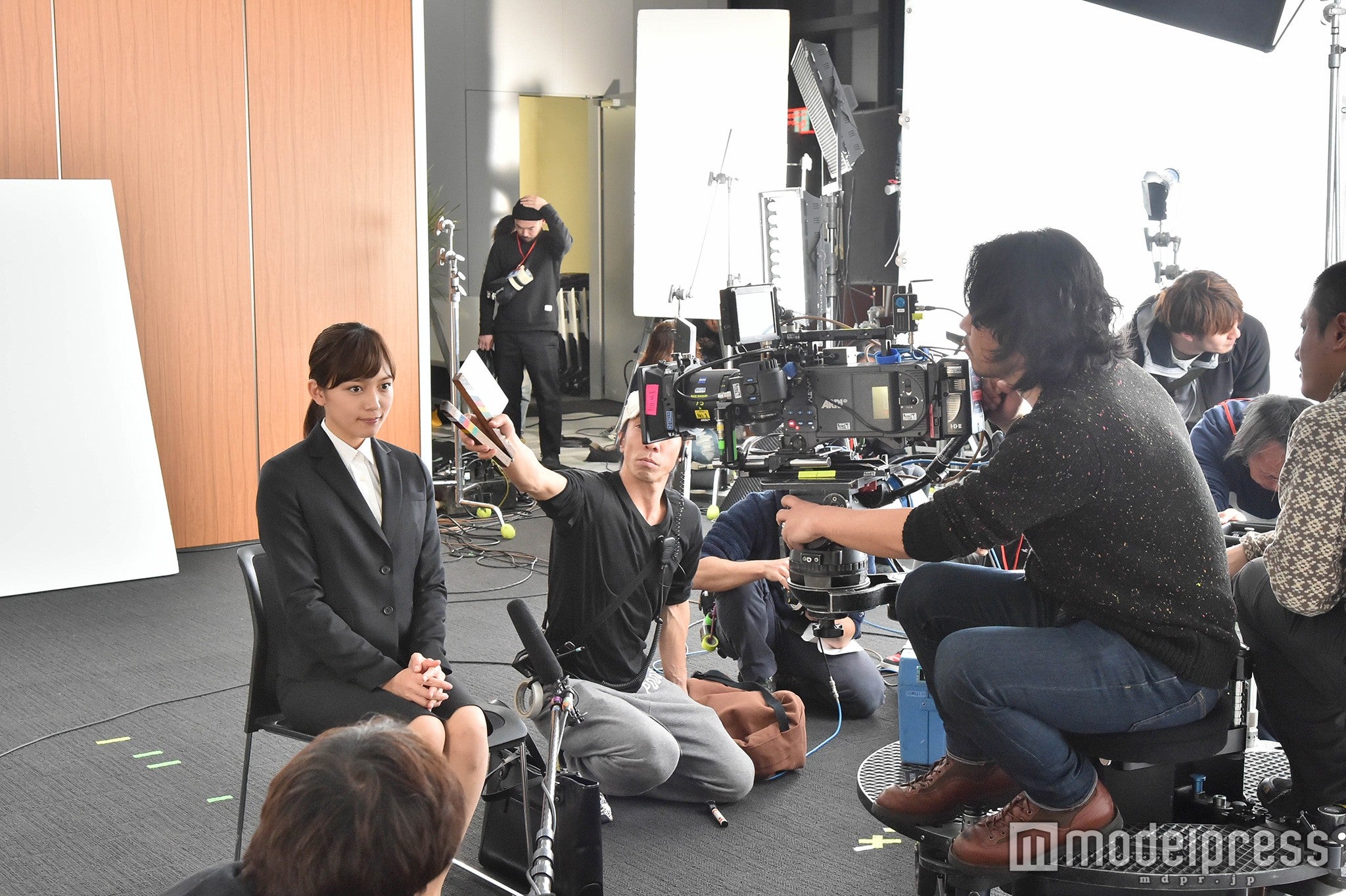 川口春奈／メイキング風景