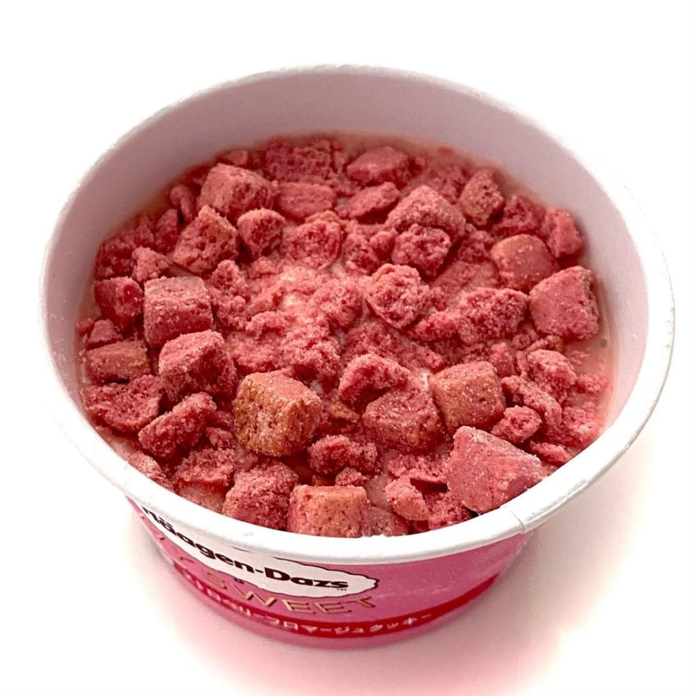 ローソン「ハーゲンダッツマイスイートストロベリーフロマージュクッキー」