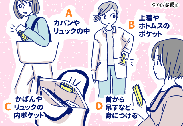 性格診断 実は惚れっぽい 出かける時携帯をしまう場所で分かるあなたの深層心理 モデルプレス