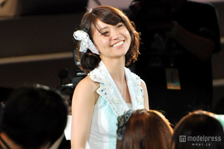1位を獲得した瞬間の大島優子「AKB48 27thシングル選抜総選挙」
