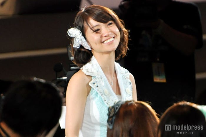 1位を獲得した瞬間の大島優子「AKB48 27thシングル選抜総選挙」