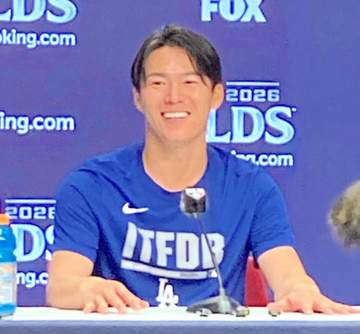 山本由伸 PS自己最多10K「試合の中でどんどん調子が良くなった」「あと1勝、全員で勝ちたい」【一問一答】