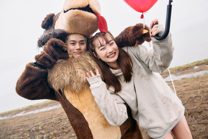 能勢倫、新野尾七奈「オオカミちゃんとオオカミくんには騙されない」最終話(C)AbemaTV, Inc.