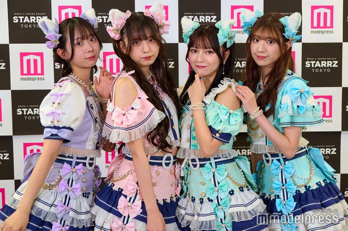 わーすた/(左から)松田美里、三品瑠香、廣川奈々聖、小玉梨々華(C)モデルプレス