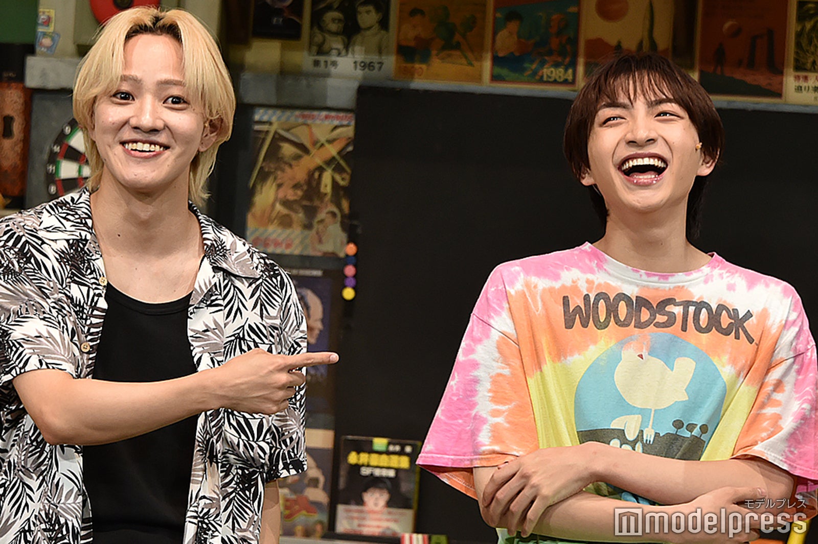 髙橋曽良に「1番かっこいい」と言われたことを語る元木湧、思わず笑顔がこぼれる川﨑皇輝（C）モデルプレス