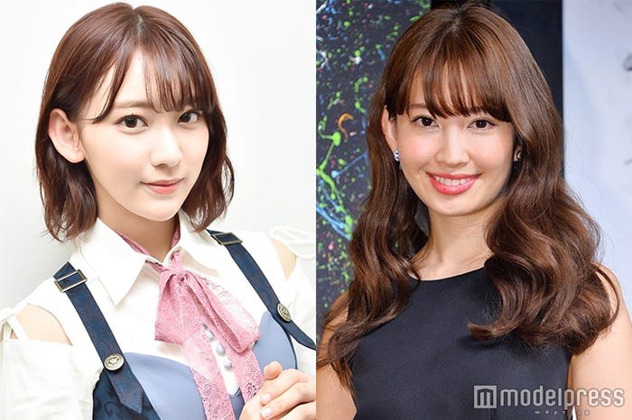 左から:宮脇咲良、小嶋陽菜 (C)モデルプレス
