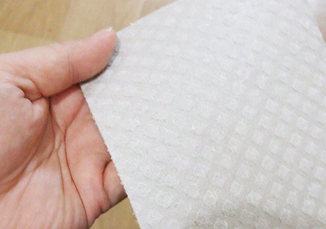 スタンダードプロダクツ バイオマス素材のセルロースクロスシート(グレー) スタンダードプロダクツの2つに切れるバイオマス素材のセルロースクロスシート(グレー)