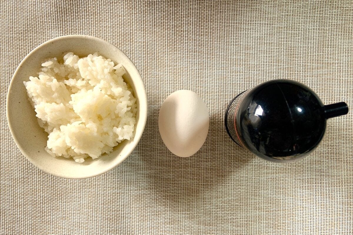 水谷豊の卵かけご飯