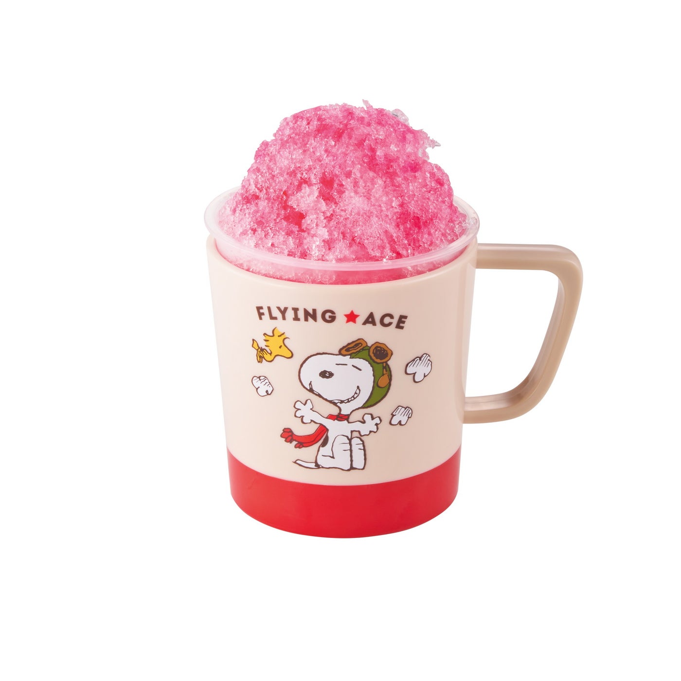 イチゴ・フラッぺ スヌーピーマグカップ付／提供画像：ユー・エス・ジェイ