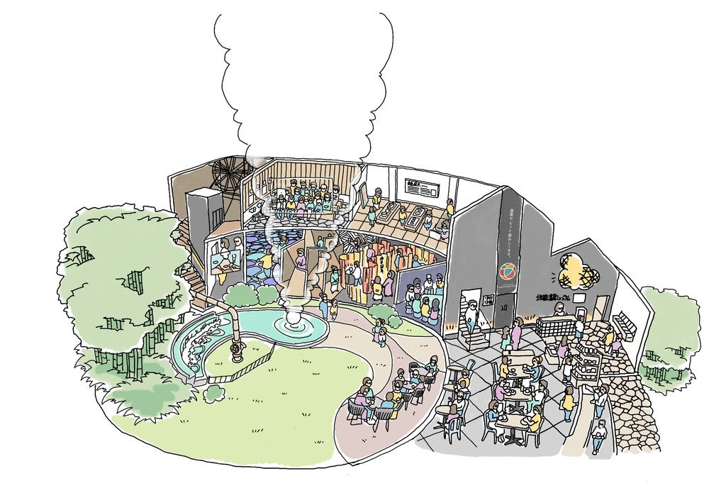 地獄温泉ミュージアム／画像提供：Dots and L