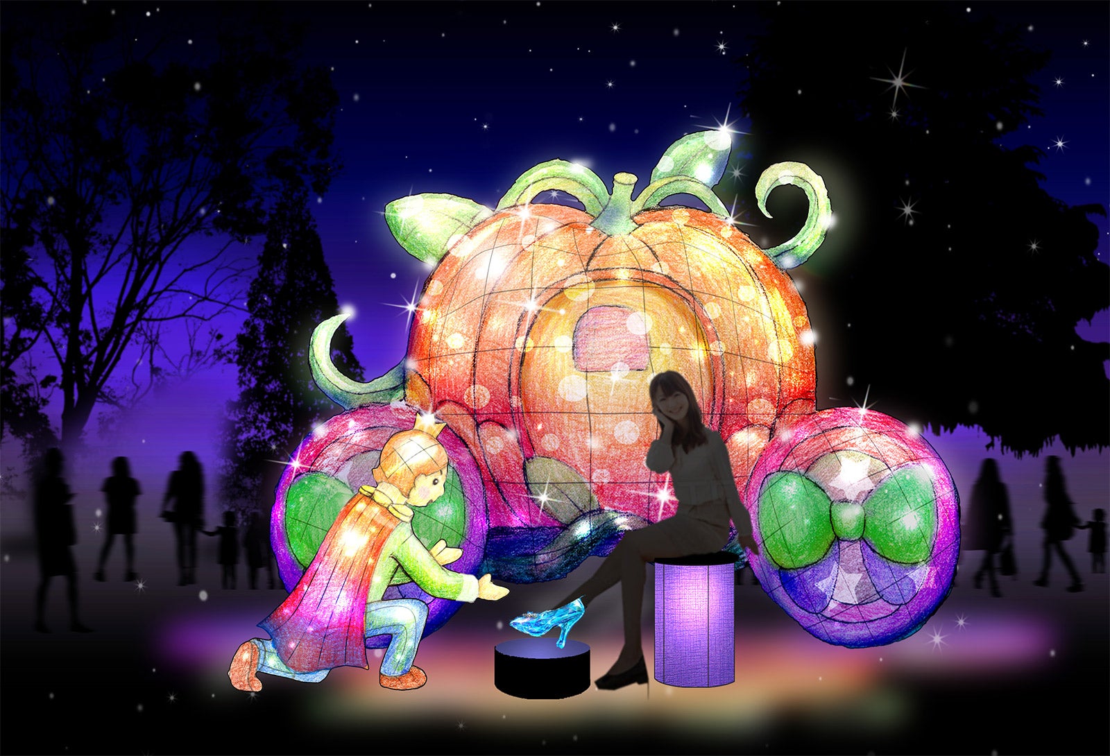 シンデレラ（フォトスポット）／画像提供：豊島園