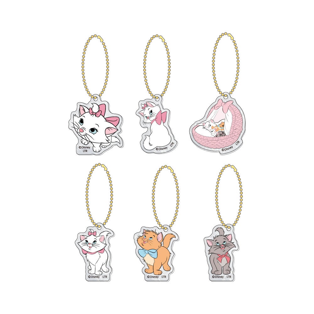 ラメアクリルキーホルダー(ランダム6種)税込825円(C)Disney
