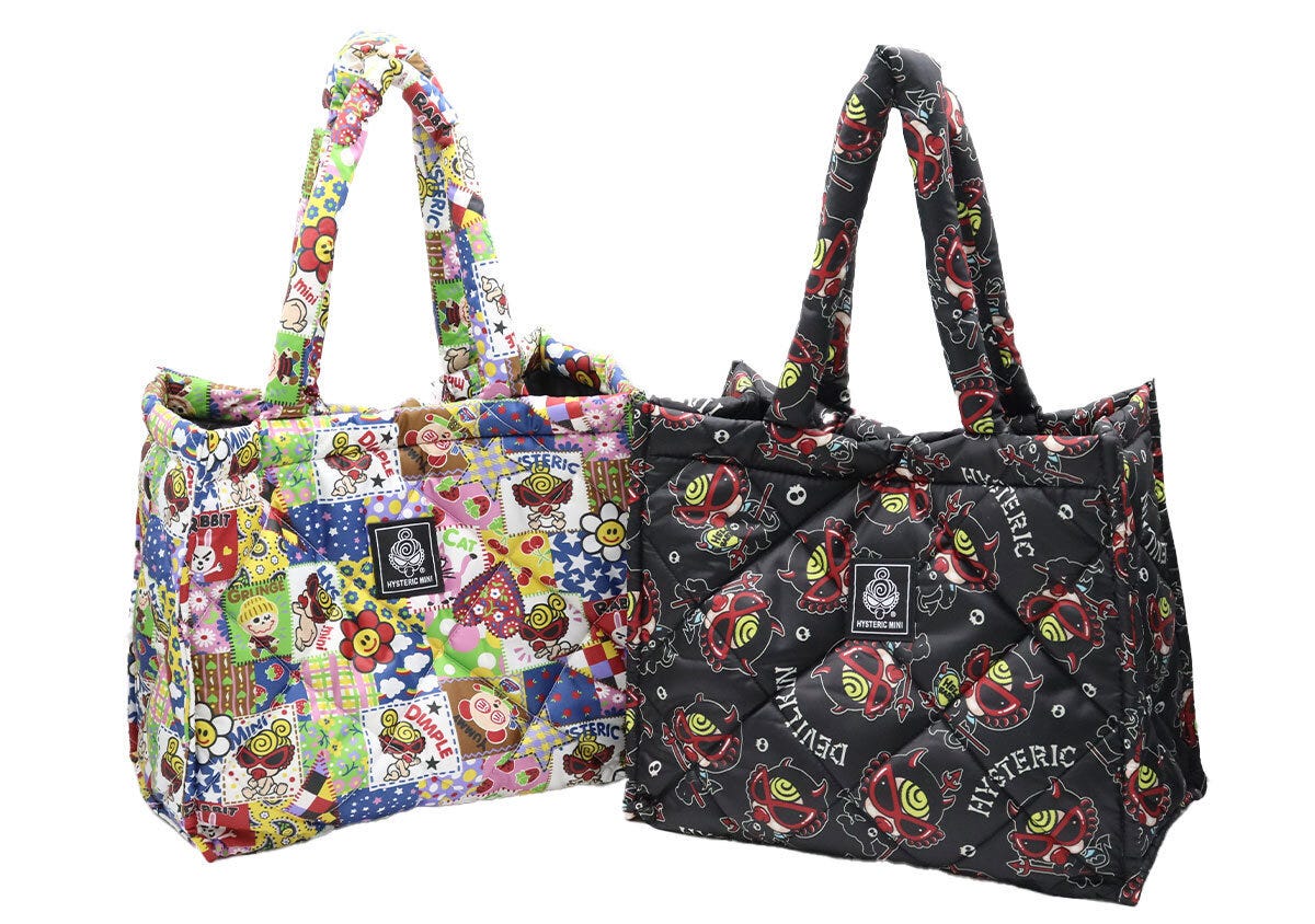 ヒステリックミニスクエアキルティングトートバッグ