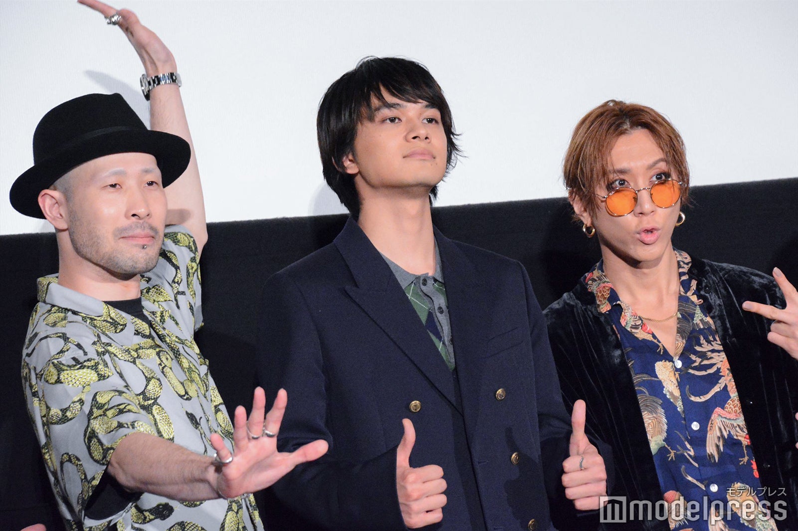 藤原“34才”広明、北村匠海、渋谷龍太（C）モデルプレス