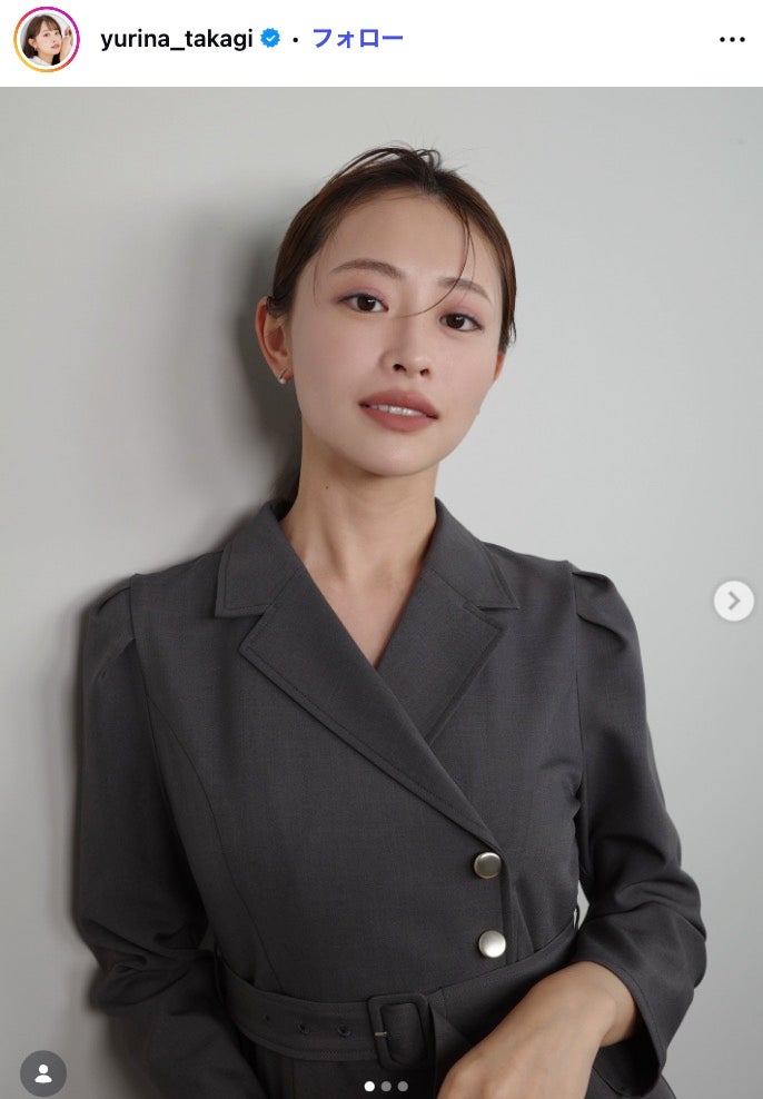 高木由梨奈アナ、ミニスカゴルフウェアで美脚全開「スタイルレベチ」「絵になる夫婦」と反響