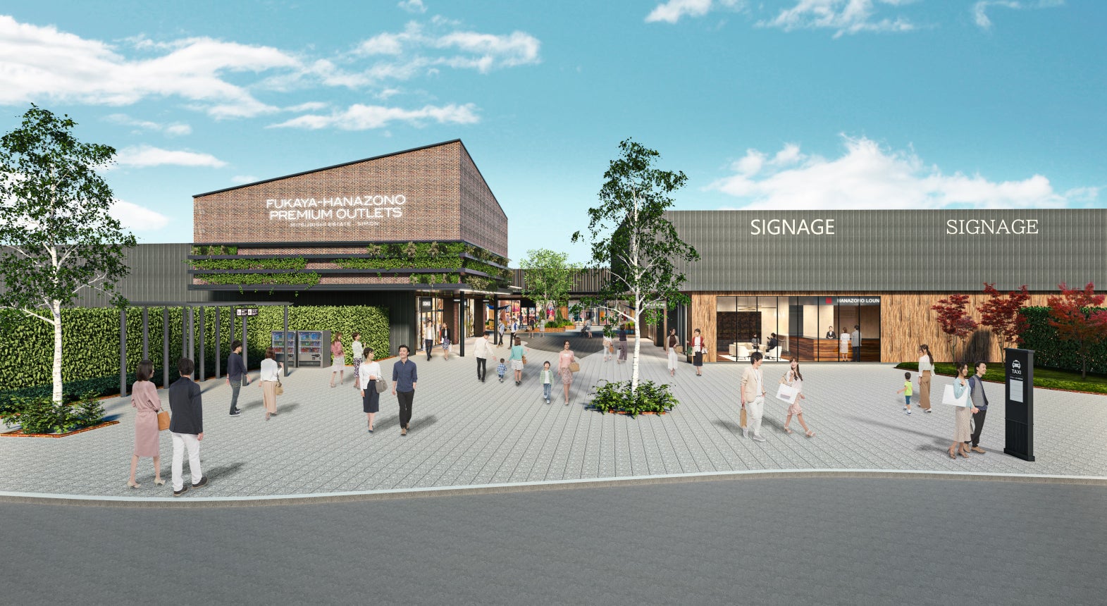 ふかや花園プレミアム・アウトレットイメージ／画像提供：三菱地所・サイモン