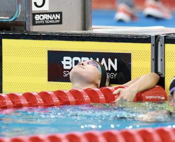 競泳 成田実生2つ目銅メダル 13歳・于子迪が衝撃3冠 400メートル個人メドレー