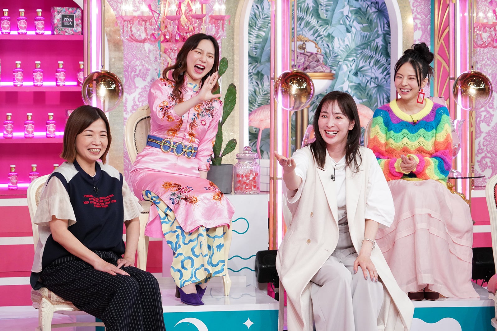 （上段左から）ファーストサマーウイカ、ベッキー（下段左から）大久保佳代子、真飛聖（C）日本テレビ