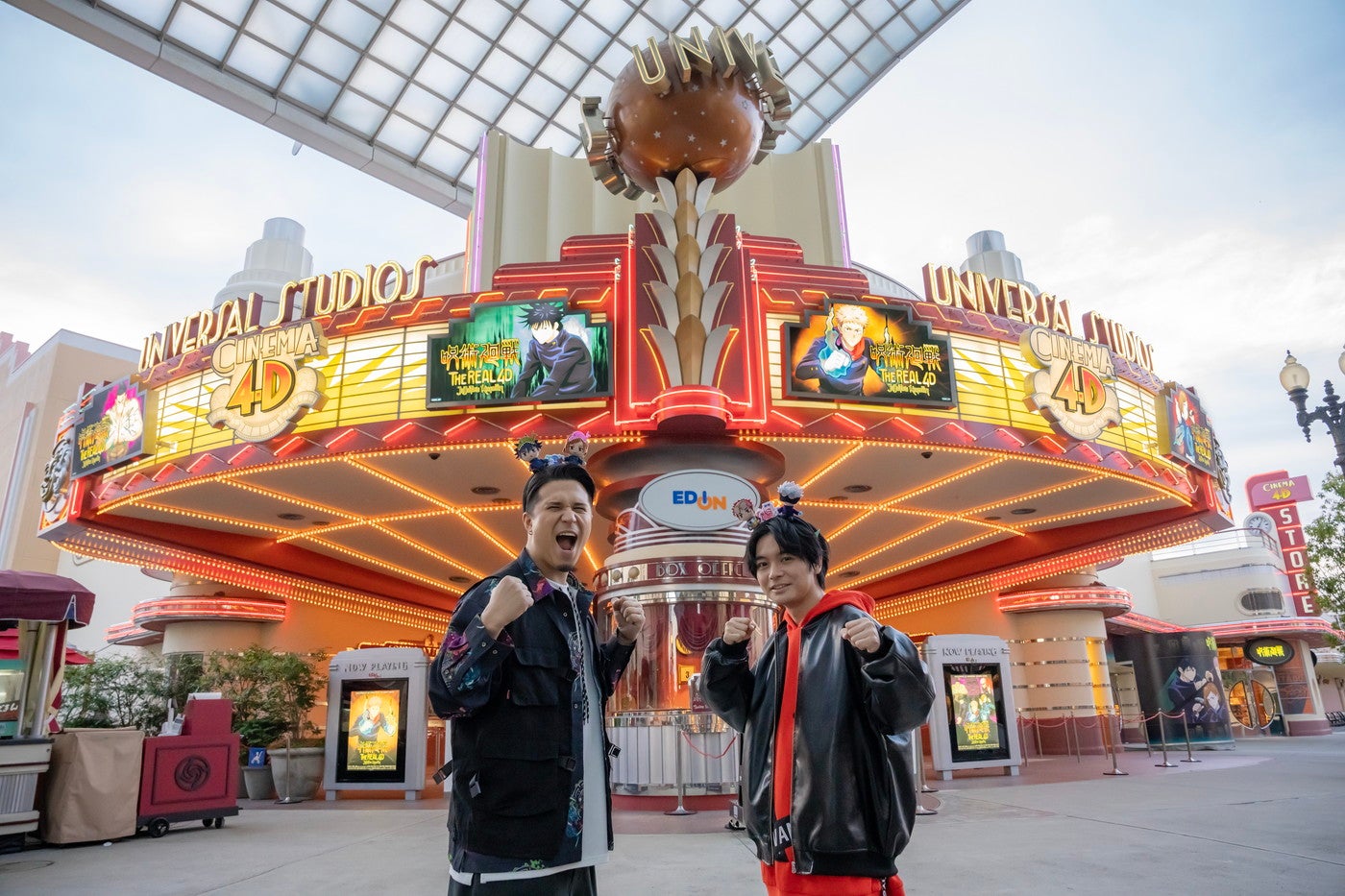 （左から）木村昴、榎木淳弥／画像提供：ユニバーサル・スタジオ・ジャパン