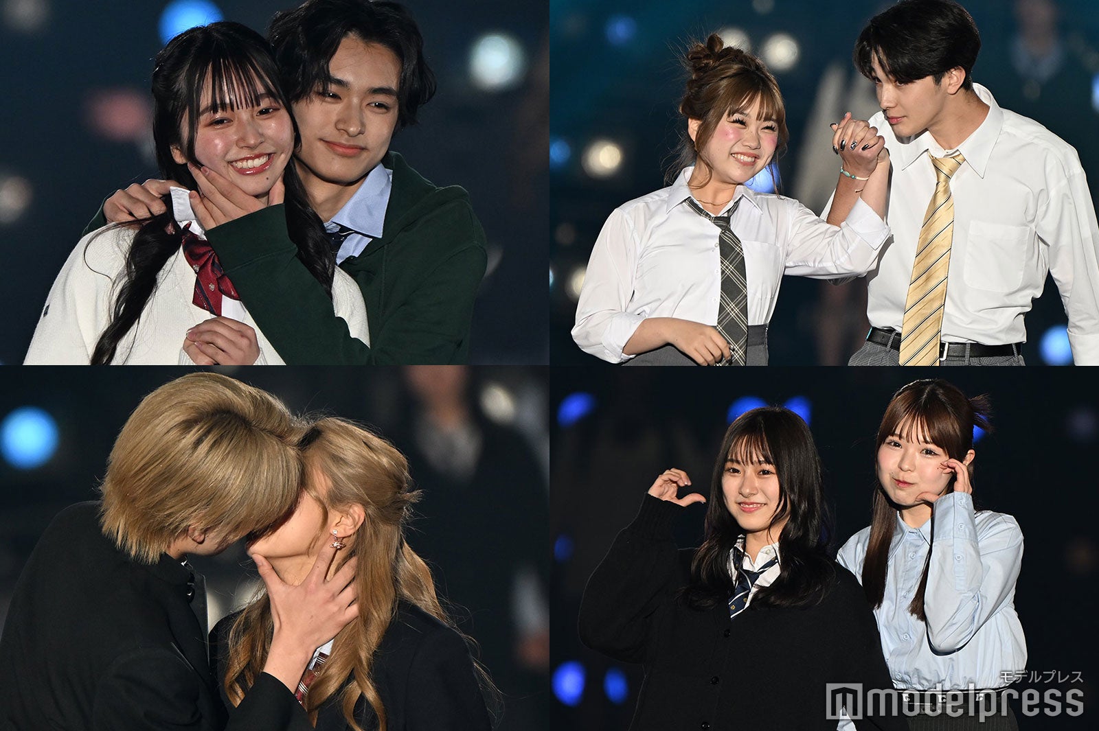 「今日好き」“ゆのっくす”ら人気メンバー集結 腕組みランウェイ＆大胆キスに歓声【関西コレクション 2024 S／S】