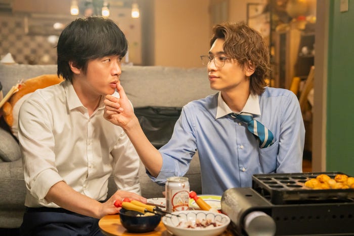 風間俊介、庄司浩平「40 までにしたい 10 のこと」第2話(C)マミタ・libre/「40 までにしたい 10 のこと」製作委員会