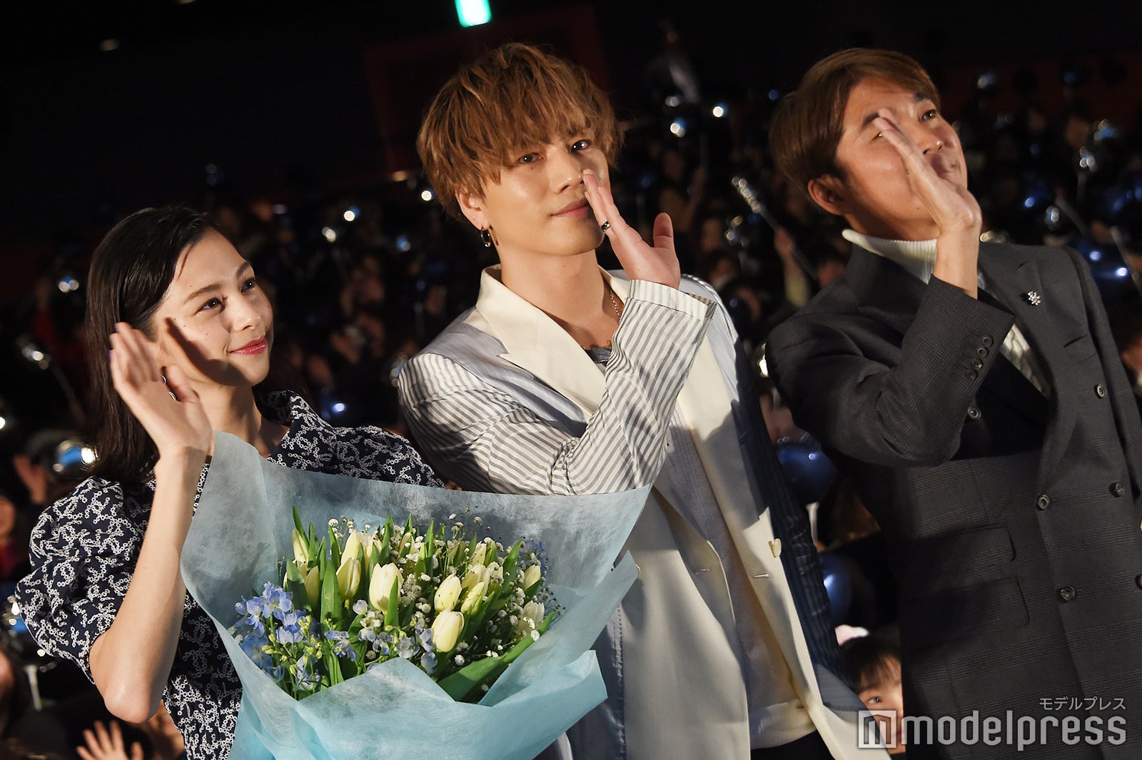 中条あやみ、登坂広臣、橋本光二郎監督 （C）モデルプレス