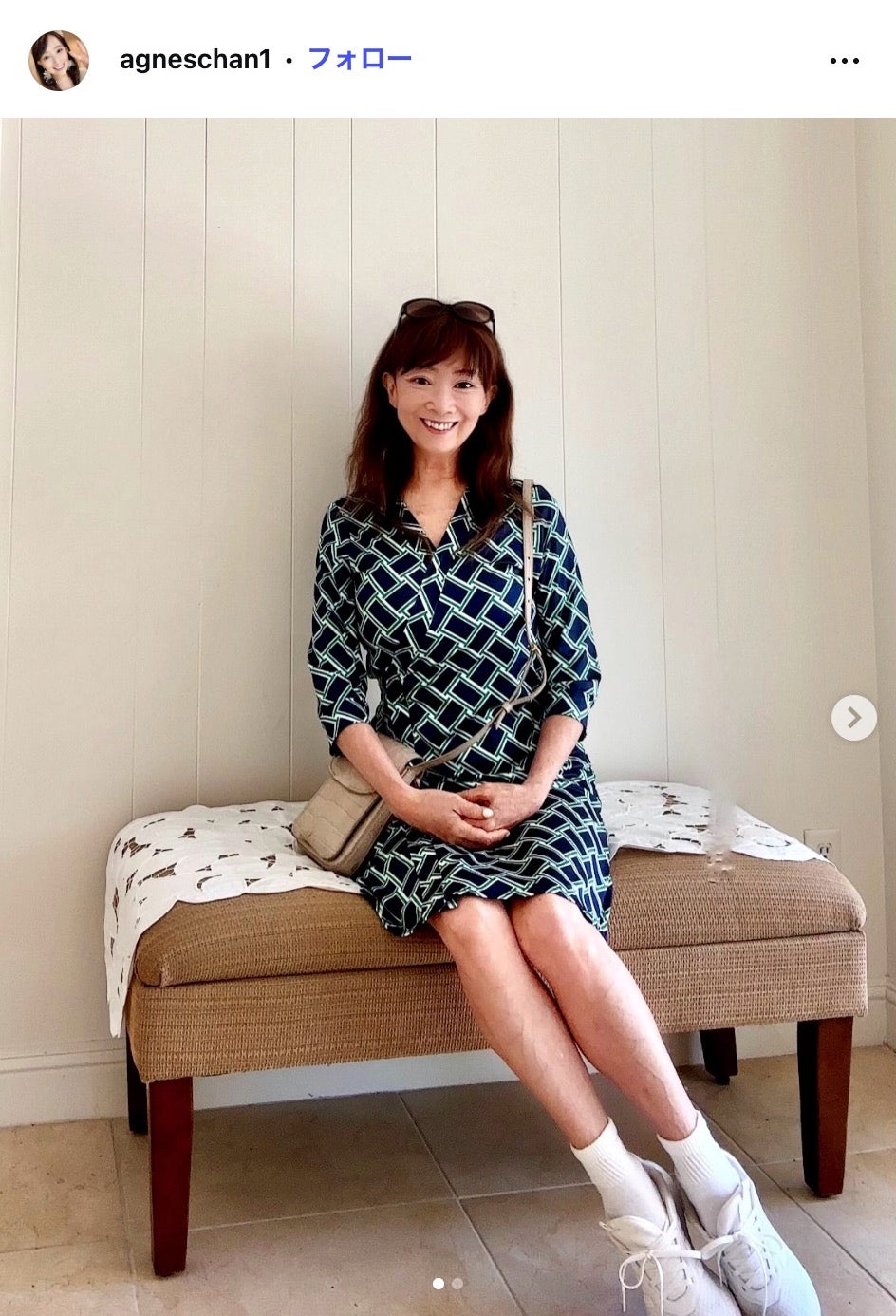 アグネス・チャンInstagramより