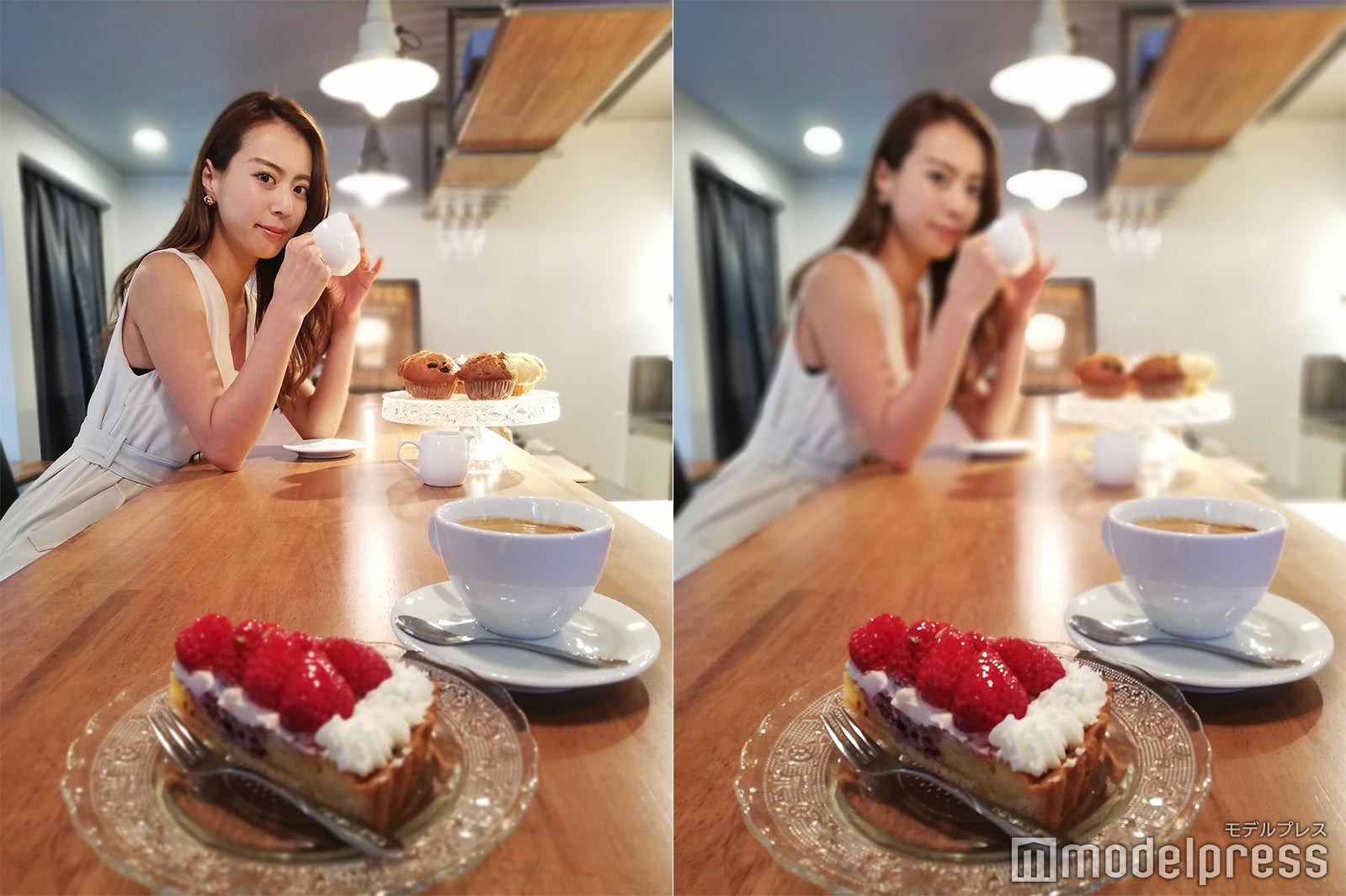 1枚の写真を、後からピント調整してアレンジ可能／「HUAWEI P20 lite」で撮影