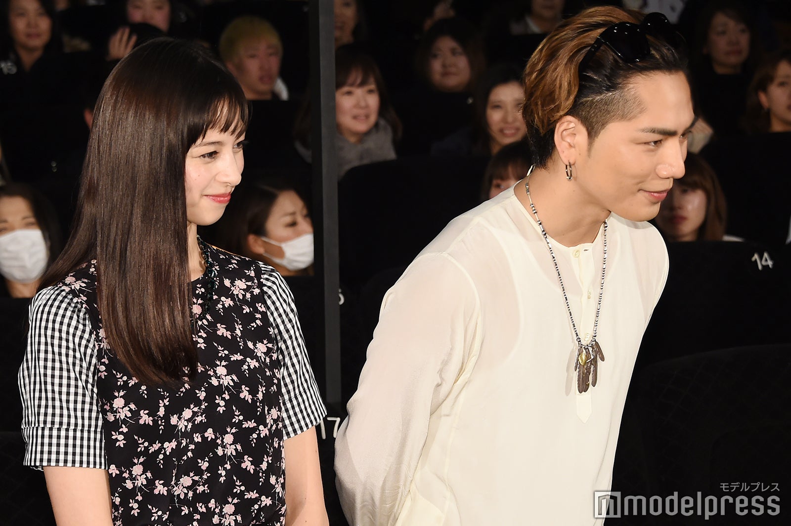 中条あやみ、登坂広臣 （C）モデルプレス