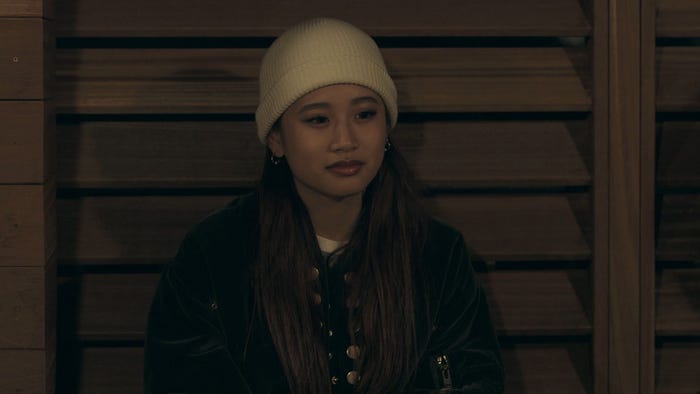 莉咲子「TERRACE HOUSE TOKYO 2019-2020」6th WEEK(C)フジテレビ/イースト・エンタテインメント