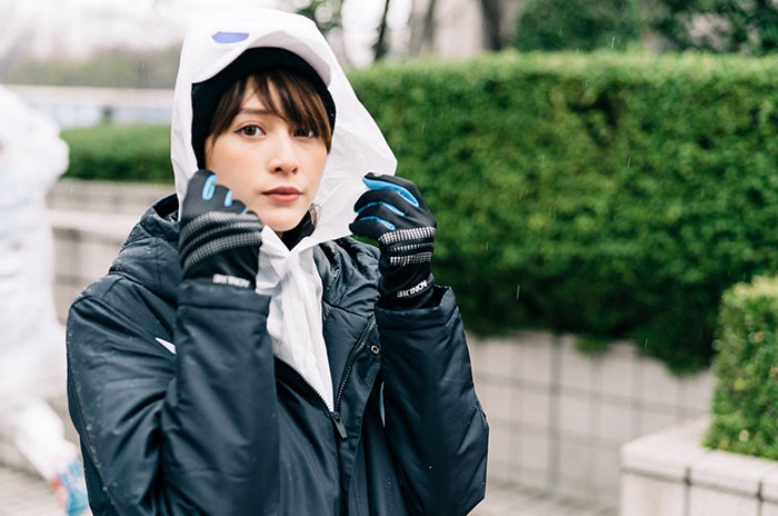 アンジェラ芽衣／東京マラソン2019の様子（提供写真）