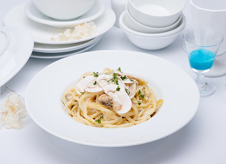 クリームパスタ1,485円（税込）（提供画像）