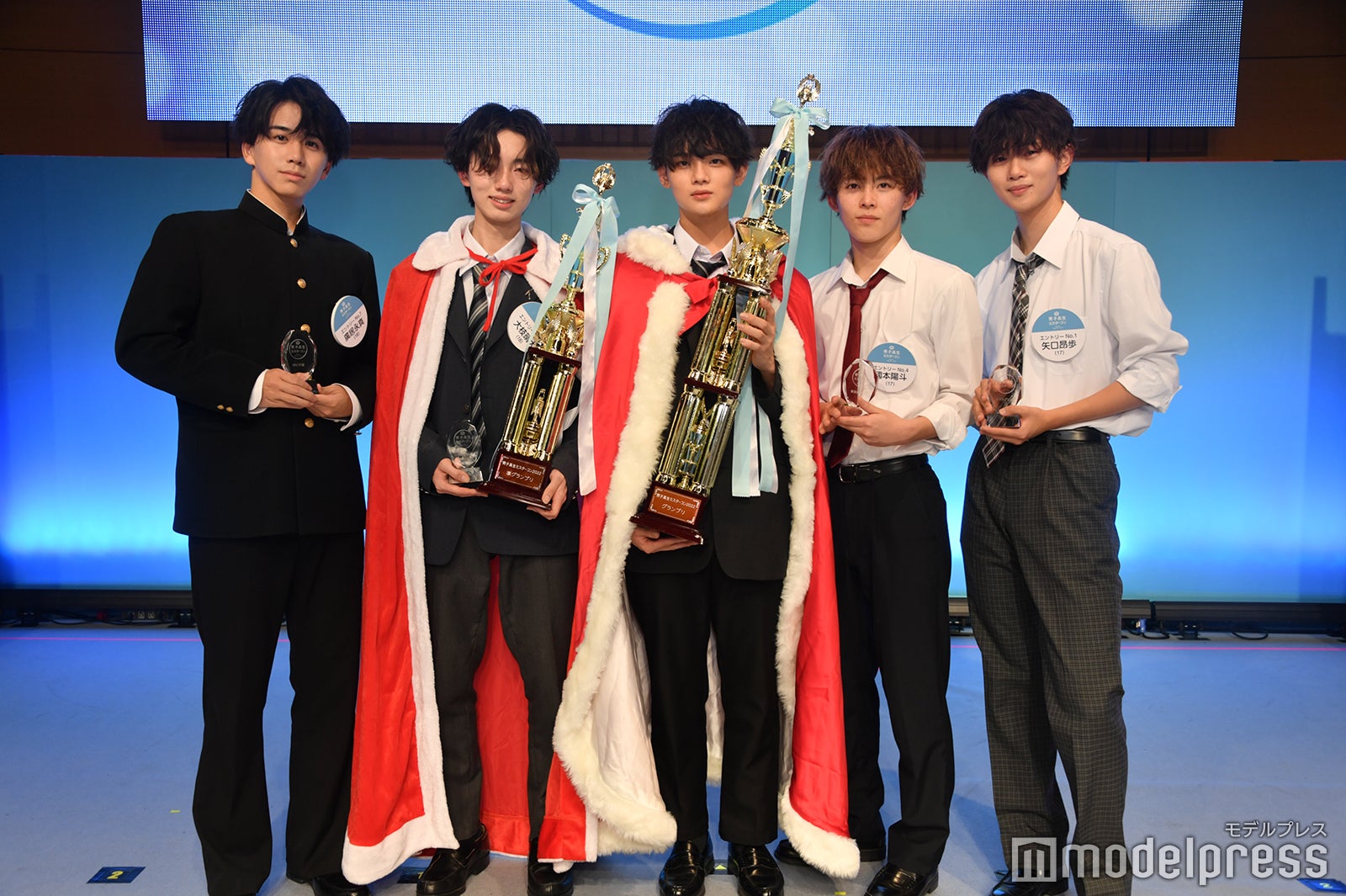 廣居永真くん、大枝晴大くん、船山恭兵くん、國本陽斗くん、矢口昂歩くん（C）モデルプレス