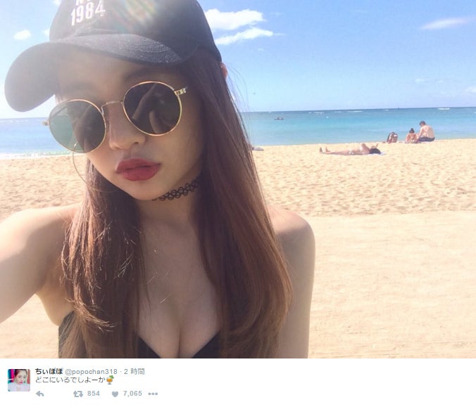 「Ranzuki」ちぃぽぽ、黒ビキニで大人の色気 “無敵のかっこよさ”全開に　　