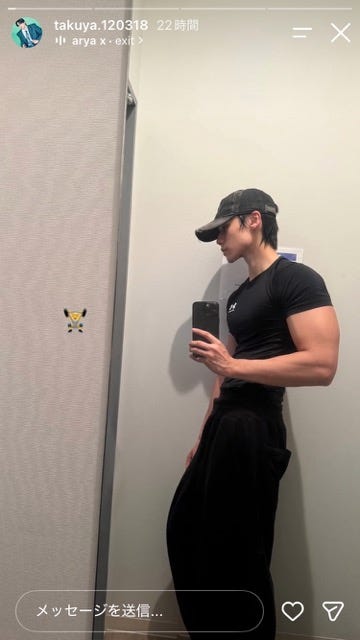林田拓也Instagramストーリーズより