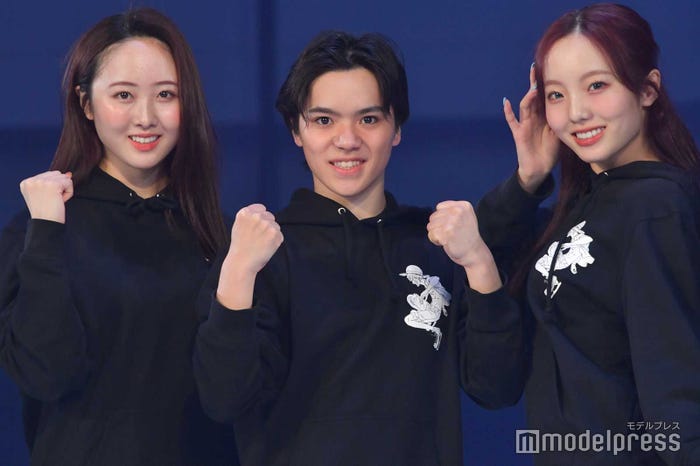 本田望結、宇野昌磨、本田真凜(C)モデルプレス