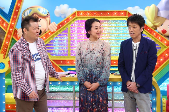 小杉竜一、浅田真央、吉田敬/19日放送『ウラマヨ!』より(C)カンテレ