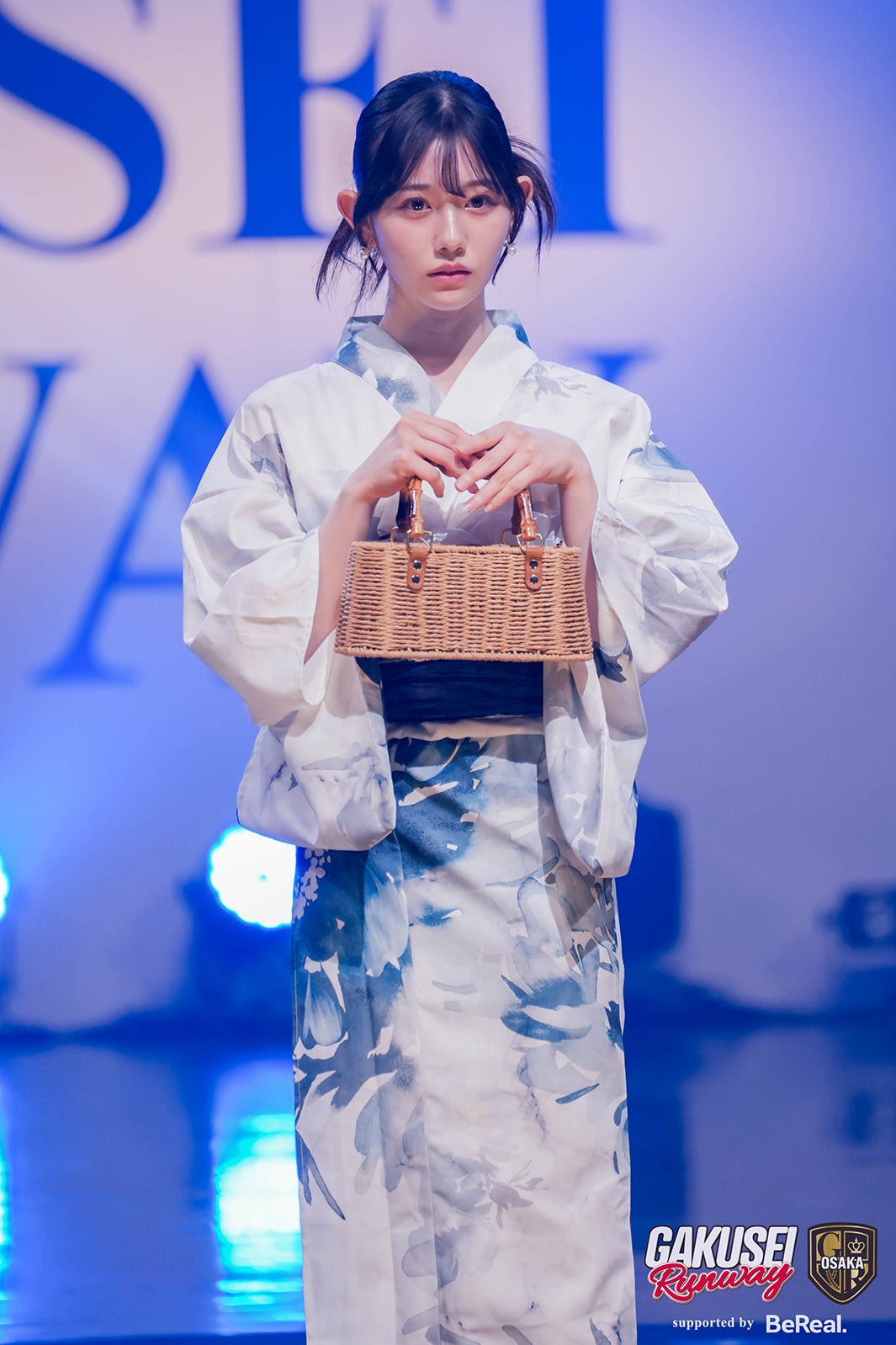 「今日好き」秋山みづき、浴衣×カチモリヘアがお似合い「清楚で可愛い」「透明感すごい」と絶賛の声【学生ランウェイ】