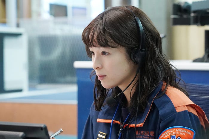 清野菜名「119エマージェンシーコール 」第2話(C)フジテレビ