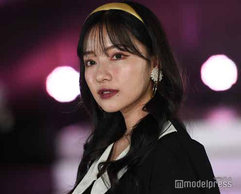 村瀬紗英、大人可愛い黒コーデで「サツコレ」初ランウェイ<札幌コレクション2021>