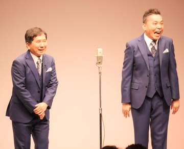 爆笑問題 リーグ連覇の阪神に漫才で言及 太田は掛布氏のモノマネも「似てない」と自虐 久保建英＆福原遥夫婦も大イジリ「まだまだ未熟」