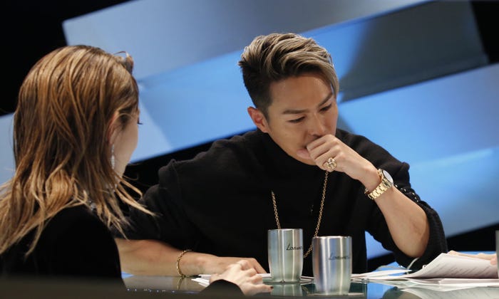 加藤ミリヤ、今市隆二/音楽番組「LOVE or NOT♪」より(提供画像)