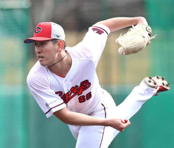 広島・遠藤淳志と斉藤優汰 紅白戦で一発快投 11日から1軍昇格へ、新井監督「あしたから合流させます」