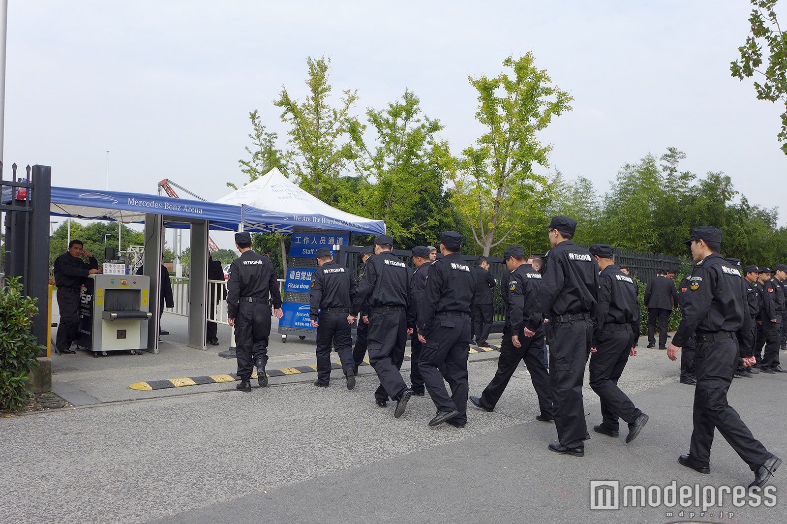 会場は厳戒態勢（C）モデルプレス