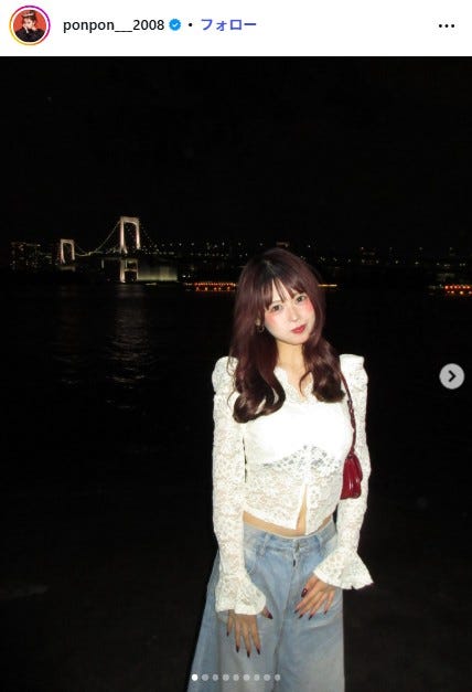 瀬川陽菜乃Instagramより