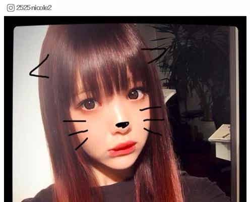 藤田ニコル、赤髪に大胆イメチェン ロックな魅力開花