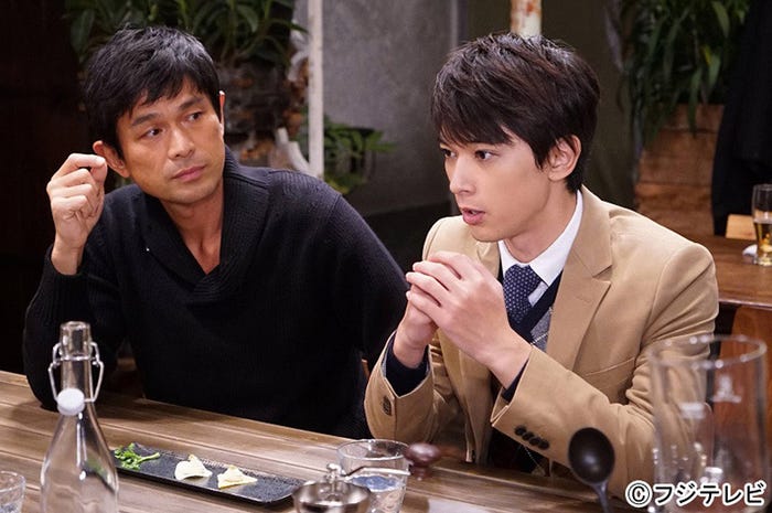 江口洋介、吉沢亮「オトナ女子」第9話・場面カット/画像提供:フジテレビ
