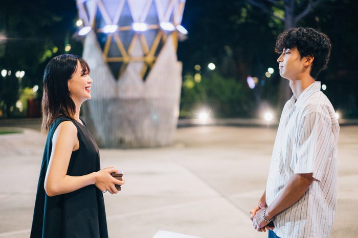 矢ヶ部初音、高崎凌「LOVE CATCHER Japan」最終話(C)CJ ENM CO., LTD. All Rights Reserved(C)AbemaTV,Inc.