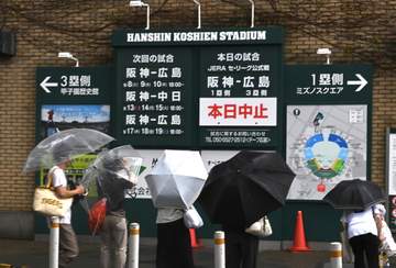 阪神-広島は雨天中止 阪神は今季14度目の中止 終盤過密日程に懸念